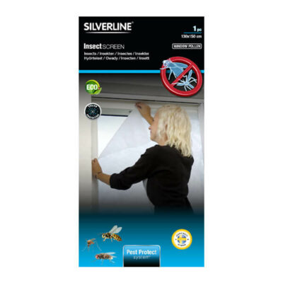 Silverline® Insektsnetting vindu 130 × 150 cm