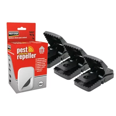 Verdipakke | 3 stk. Pestis™ Rottefelle + Rotteskremmer
