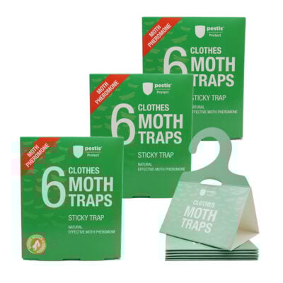 Storpakning | 3 stk. Pestis Protect® MotMøll Klesmøll 6-pakke