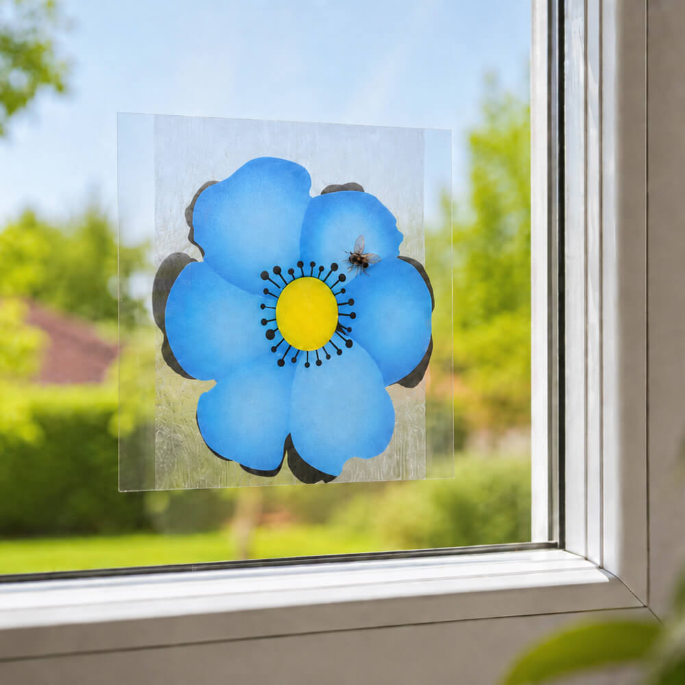Flue- & insektfelle | Vindu Blå blomst 10-pakning - Bilde 2