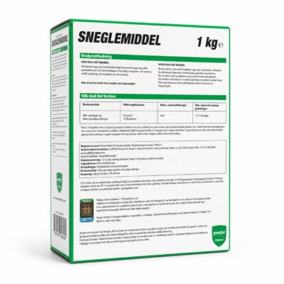 Sneglemiddel | Mot snegler 1 kg : 200 kvm | Pestis Protect® bakside