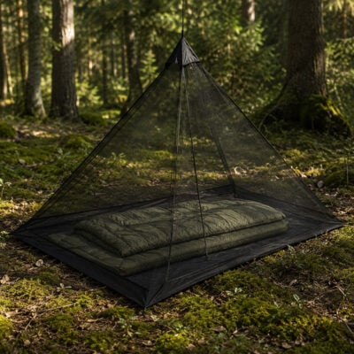 Mygg-:insektnett sovepose svart 220x120x110 cm Miljø
