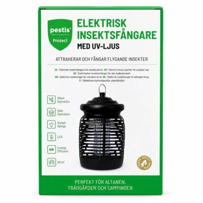 Elektrisk Insektfanger Utendørs | Pestis Protect® Emballasje